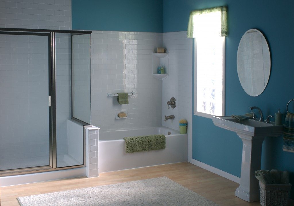 Bañera con ducha