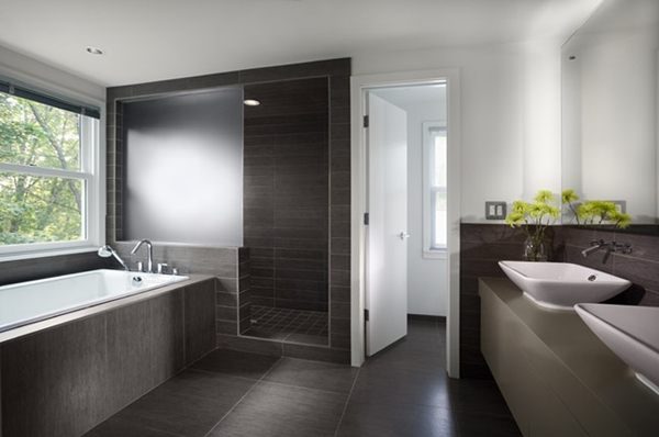 Estilo de casa de banho moderno Estilo de casa de banho moderno