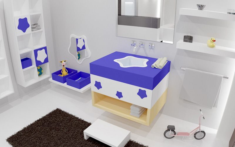Lavabo infantil para niños