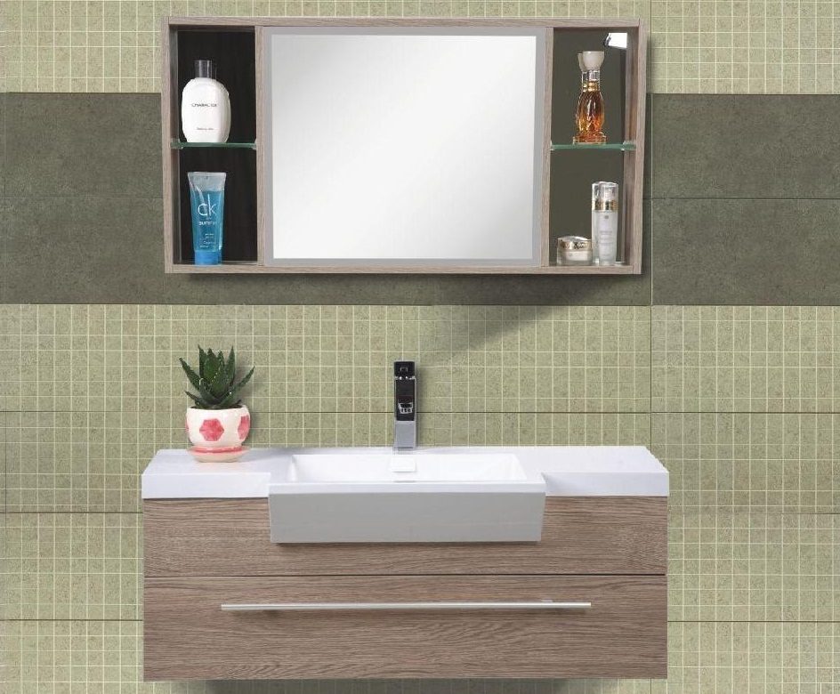 Mobiliario de baño de madera