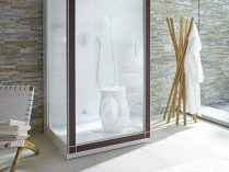 Ducha para un cuarto de baño zen Ducha para un cuarto de baño zen