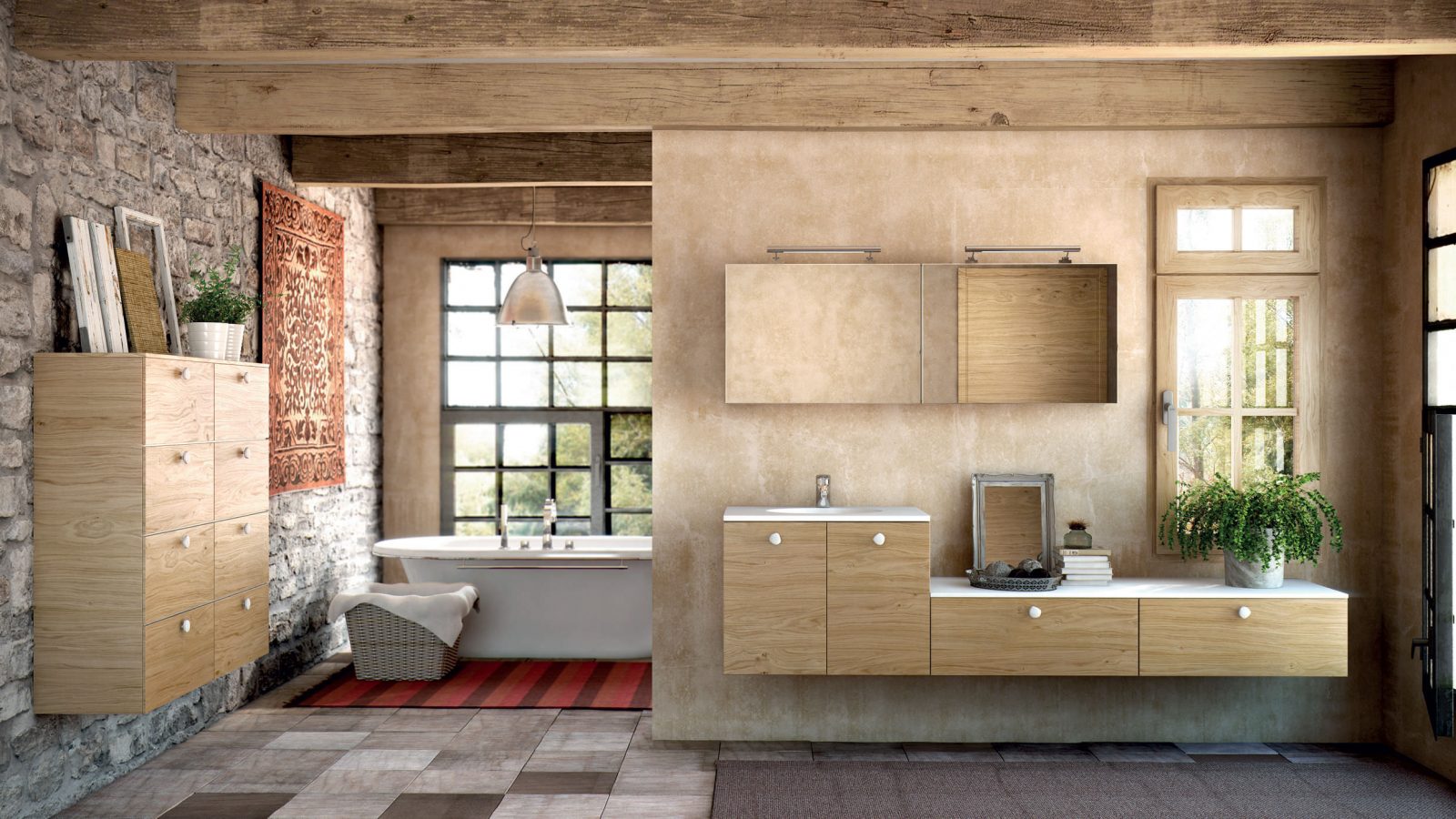 Muebles de baño de madera